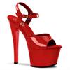 Pleaser - SKY309 Sandale à bride à la cheville, Pole dance chaussures - Chaussures de pole dance - Rouge Product image